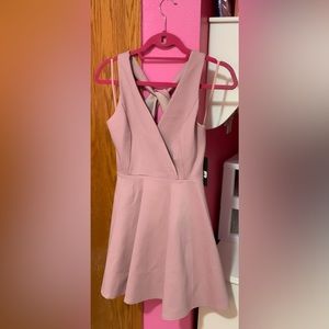NWT Mauve Cross Knot A line Dress. Brand is Trac. Size S. Retails $49